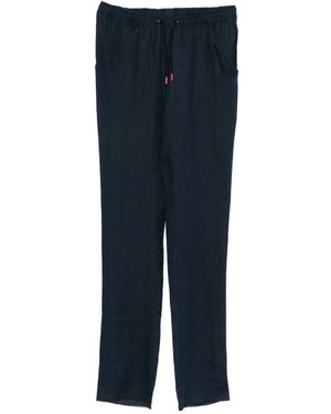Kiton Drawstring Waist Trousers - Blue