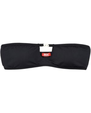 DIESEL Oval D Bandeau Bra - Black