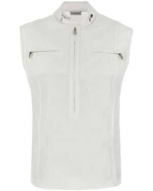 Burberry Cotton Vest - White