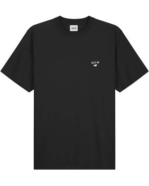 Arte' Heart Logo T Shirt - Black