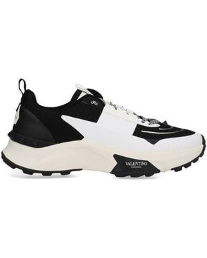 Valentino Garavani Leather Low-Top Trainers - Black