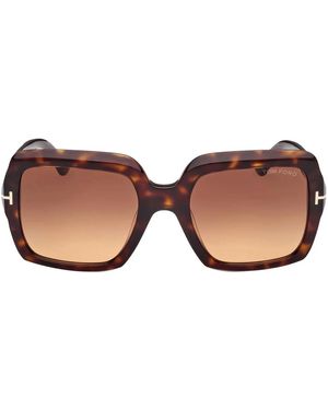 Tom Ford Zonnebril Ft1082 52 F Kaya Havana/bruin Dames