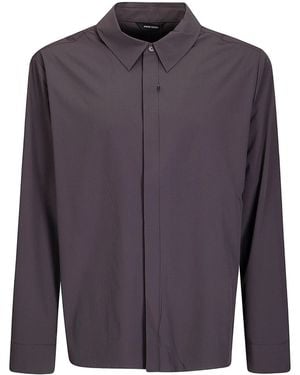 Hiking Patrol Align Button Up Shirt - Purple