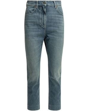 Valentino Straight-Leg Jeans Light - Blue