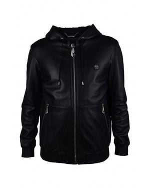Philipp Plein Hooded Jacket - Blue