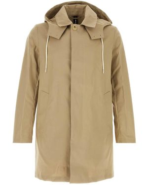 Mackintosh Cotton Cambridge Raincoat - Natural