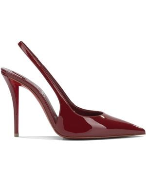 Christian Louboutin Slingback Court Shoes Bordeaux - Red