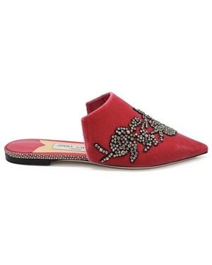 Jimmy Choo Rachel Mules - Red