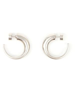 MM6 by Maison Martin Margiela Found Object Earrings in White