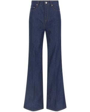 Ami Paris Ausgestattete Beinjeans - Blau