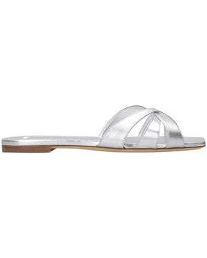 3Juin Sandalen Silber - Weiß