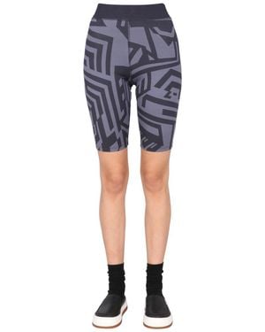 McQ "dazzelle" Cyclist Bermuda - Blue