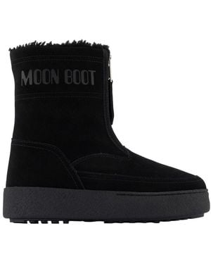 Moon Boot Lara Stiefeletten Leder Schwarz