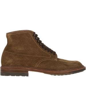 Alden Suede Lace Up Boot - Brown