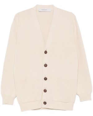 Golden Goose V-Neck Cardigan - Natural