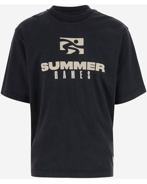 SUMMER GAMES Jeux d'été T-shirt avec logo - Noir