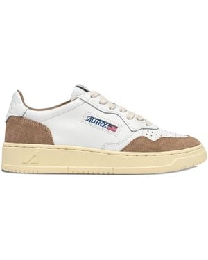 Autry Medialist Low Leather Sneakers - White