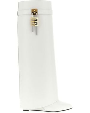 Givenchy 'Shark Lock' Stiefel - Weiß