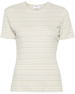 Filippa K Striped Cotton T-Shirt - White