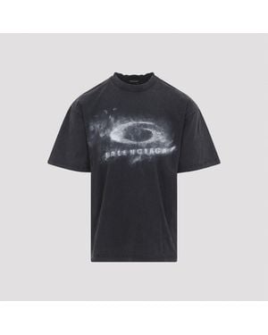 Balenciaga Medium Fit T Shirt - Black