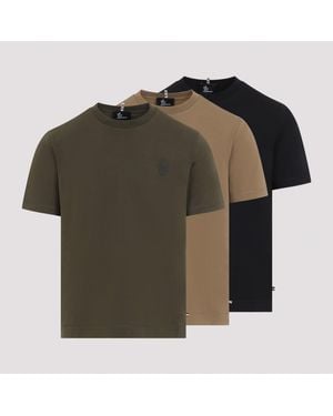 Moncler S/S 3 Pack T Shirt - Green