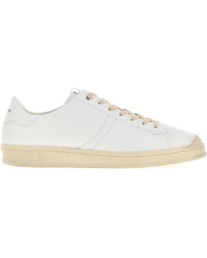 Jil Sander Leather Sneakers - White