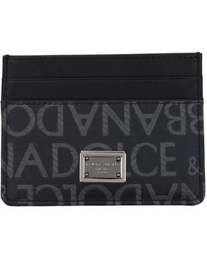 Dolce & Gabbana Document Holder Leather - Black