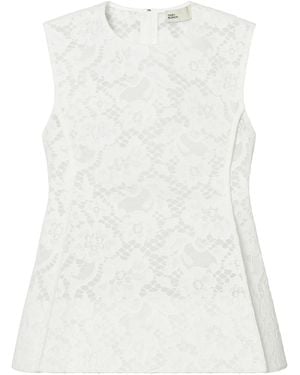 Tory Burch Lace Top - Bianco