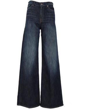 7 For All Mankind Lotta Tailorless Deep Sea - Blau