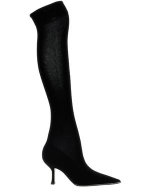 Rene Caovilla Botas de punto - Negro