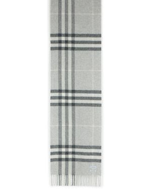 Burberry Grauer Kaschmirschal "Mu Giant" von