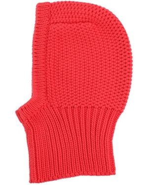 YMC Knitted Balaclava - Red