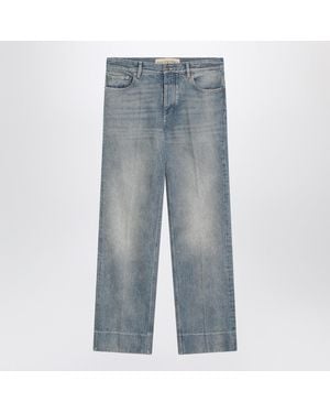 Valentino Medium Washed Effect Jeans - Blue