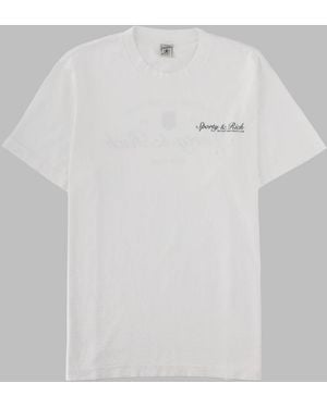 SPORTY&RICH T Shirt "Syracuse" - White