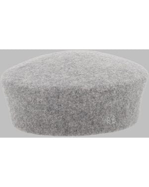 Ruslan Baginskiy Elegant Wool Felt Hat For - Grey