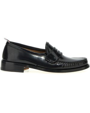 Thom Browne 'Faltene Uni' Sladers - Schwarz