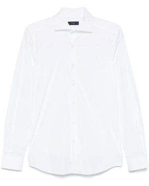 Fay French Collar Shirt - White
