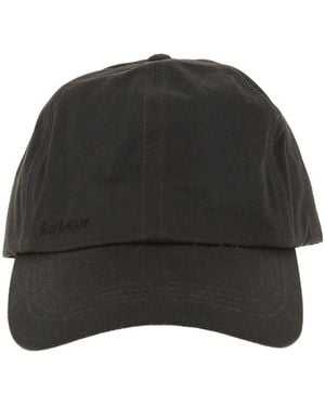 Barbour Wax Sports Cap - Black
