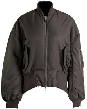 JW Anderson Zip-Fastening Bomber Jacket - Black