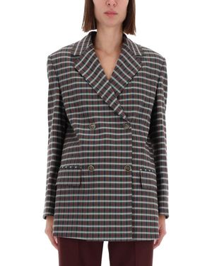 Etro Doublebreasted Jacket - Grey