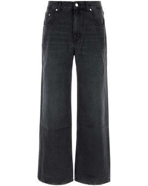 Séfr Denim Wide-Leg Jeans - Black
