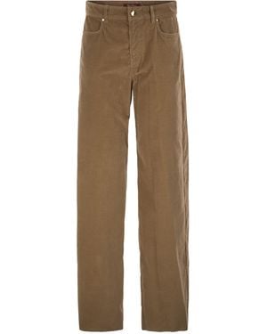 Max Mara Mstfragola – Stretch-Baumwoll-Cordhose - Natur
