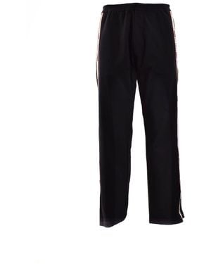 DSquared² Tailored Fit Cotton-Polyester Blend Trousers - Black