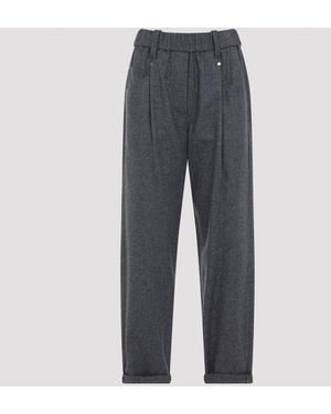 Brunello Cucinelli Hose zum Anziehen - Grau