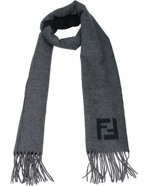 Fendi Scarf Wool - Blue