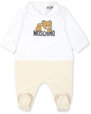 Moschino Baby Romper Set - White