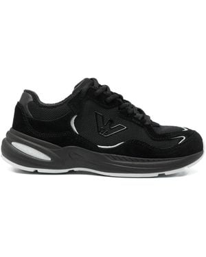 Emporio Armani Exclusive Emporio Armani Exklusive Logo -Turnschuhe - Schwarz