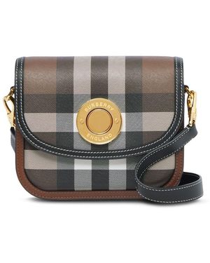 Burberry Elizabeth Kleine Crossbodytas - Bruin