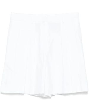 Theory Pleated Fr Short.Whi - White