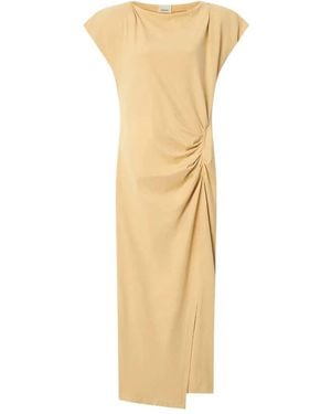 Isabel Marant Nadela Katoenen Jersey Jurk - Metallic